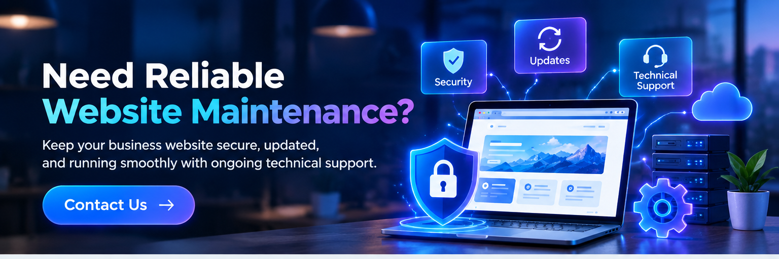 website maintenance cta